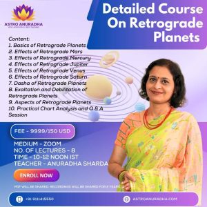 Detailed Course On Retrograde Planets - English