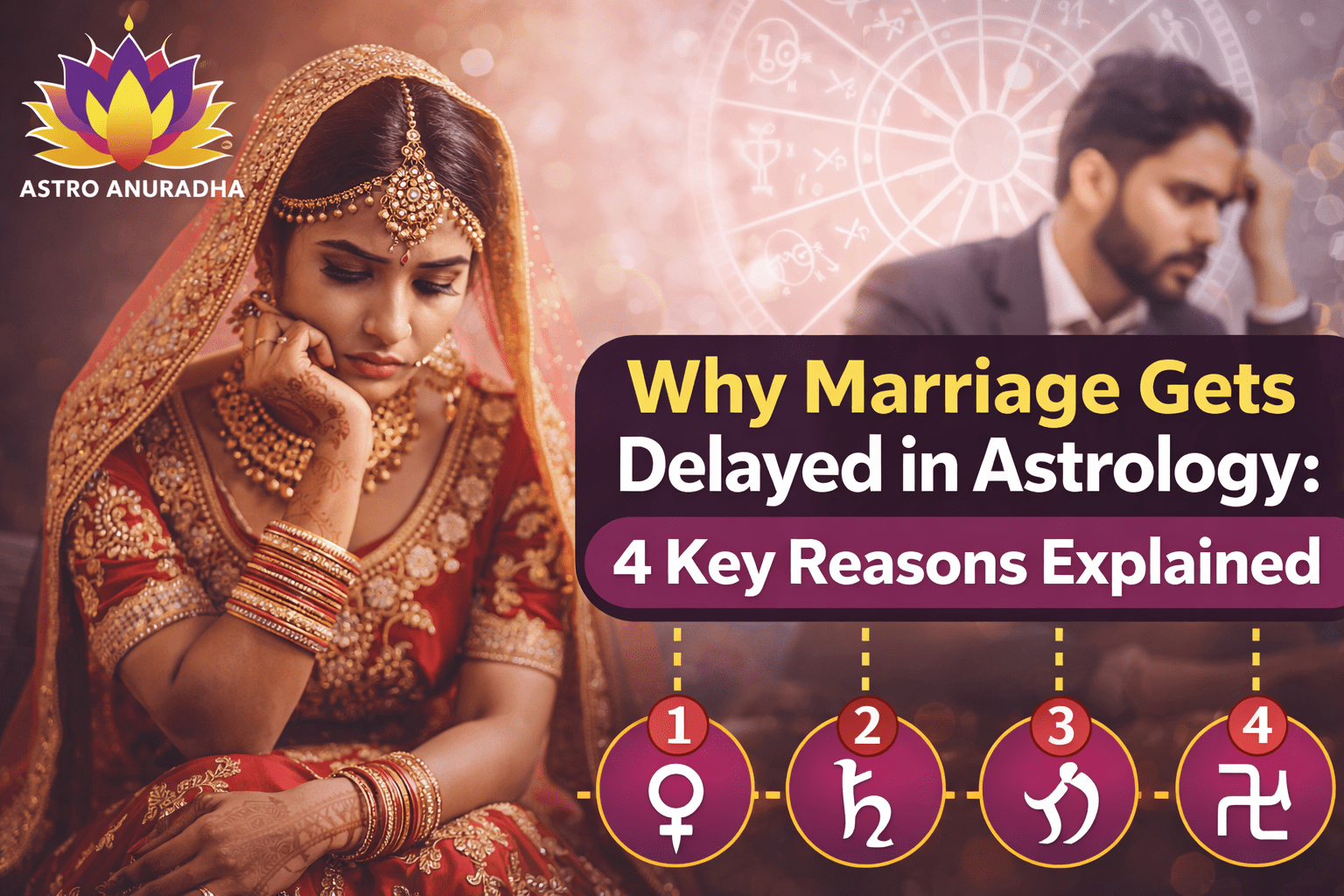 Marriage Gets Delayed in Astrology