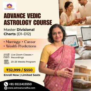 Advance Astrology Course in Vedic Astrology 2026 - English