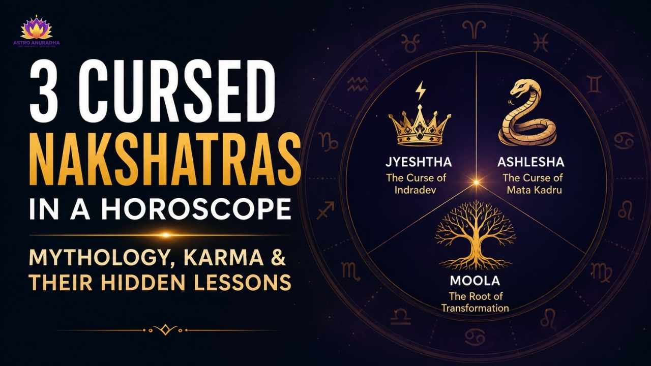 3 Cursed Nakshatras in a Horoscope: Mythology, Karma & Their Hidden Lessons